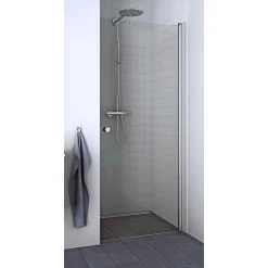 SCANBAD FLEXI MAT ALU PROFIL, 1 STK. BRUSEDØR KLAR GLAS 89 CM