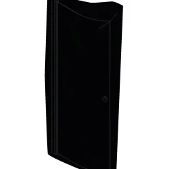 SCANBAD FLEXI MAT ALU PROFIL, 1 STK. BRUSEDØR 74 CM KLART GLAS