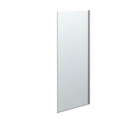SCANBAD FLEXI MAT ALU PROFIL, 1 STK. FAST BRUSEVÆG KLAR GLAS 79 CM