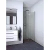 SCANBAD FLEXI MAT ALU PROFIL, 1 STK. FOLDEDØR KLAR GLAS 89 CM