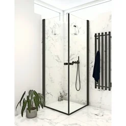 SCANBAD FLEXI SORT PROFIL, 1 STK. BRUSEDØR KLAR GLAS 79 CM