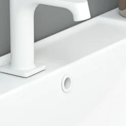 SCANBAD MAT HVID Ø 30 MM OVERLØBSROSET