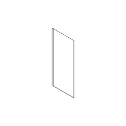 SCANBAD MATCH BRUSEVÆG KLAR GLAS 138 CM