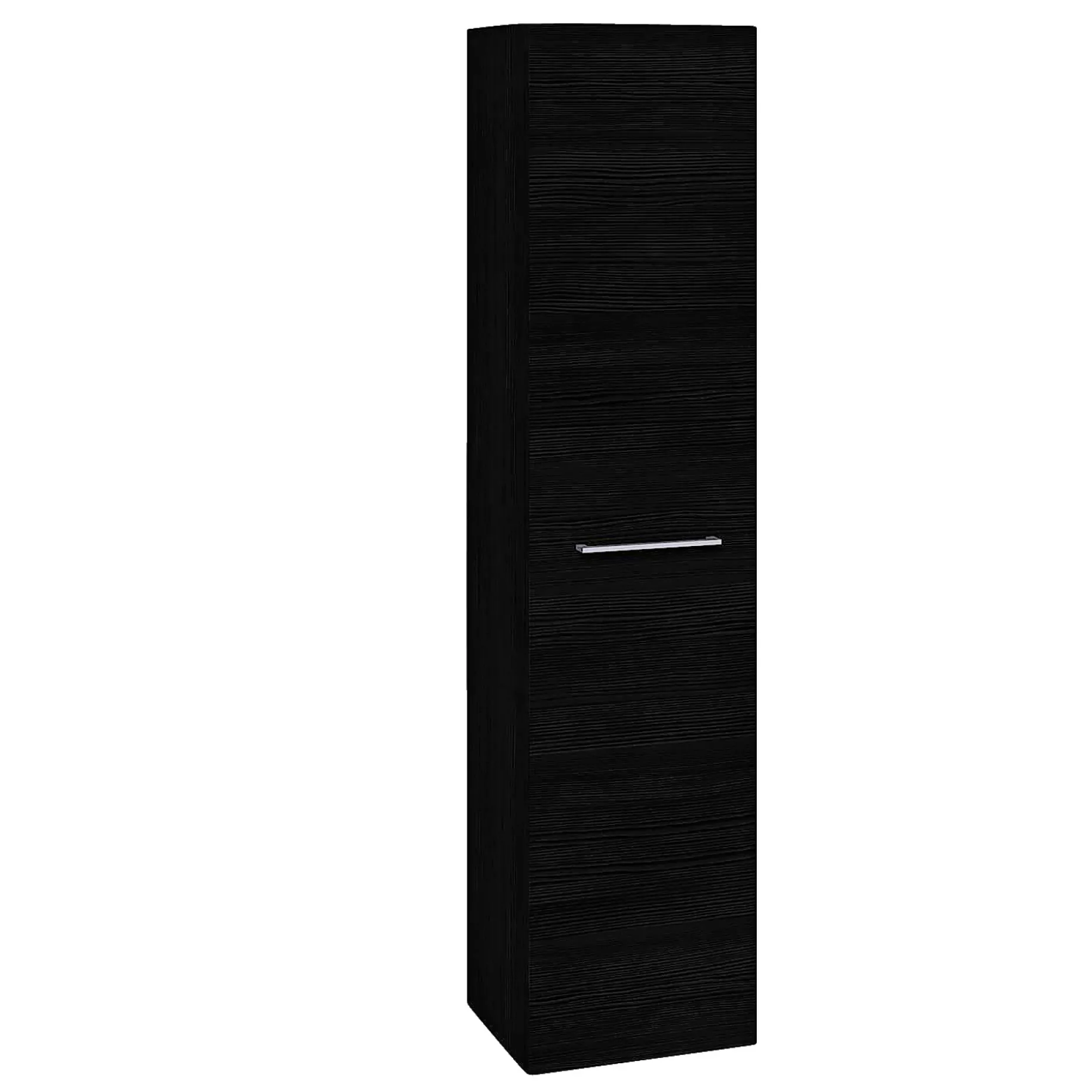 SCANBAD MULTO HØJSKAB VENSTREHÆNGSLET SORT 40 X 175 CM