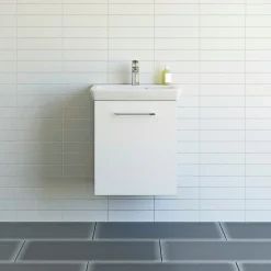 SCANBAD MULTO LOTTO BADMØBEL HVID MAT 1 LÅGE 55 CM