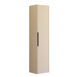SCANBAD NOW STRIBET HØJSKAB HØJREHÆNGT MAT SAND 40 X 176 CM