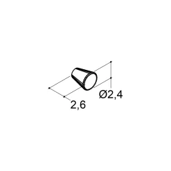 SCANBAD PLAY GREB POLERET MESSING 2,4 CM