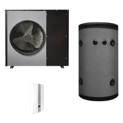 SCANTHERM BLOKHUS 7KW MED VANDVARMER L/V VARMEPUMPE