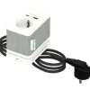 SCHNEIDER ELECTRIC INS44050 STIKKONTAKT HVID/GRÅ 0