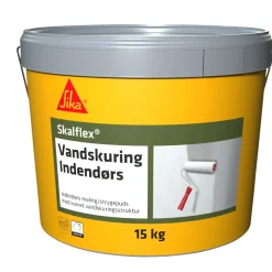 SIKA SKALFLEX VANDSKURING INDENDØRS VANDSKURINGSMØRTEL 15 KG HVID