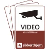 SIKKERTHJEM 3-PAK ALARMMÆRKATER