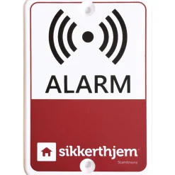SIKKERTHJEM SKILT
