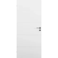 SWEDOOR ADVANCE-LINE STABLE EFFECT GLAT MASSIV DØR HVID 8X21