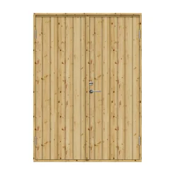 SWEDOOR CLEVER-LINE DOBBELT UDHUSDØR 92 X 1514 X 2048 MM VENSTRE