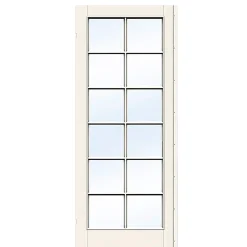SWEDOOR CLEVER-LINE STYLE SP12 STÅENDE GLASDØR 8X21