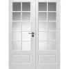 SWEDOOR CLEVER-LINE STYLE SP10 DOBBELT GLASDØR INKL. KARMSÆT 128 MM 15X21