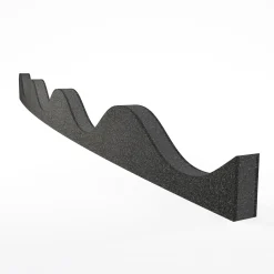 SWISSPEARL T5 48 STK/KS SKUMBØLGEKLODS SORT 1068X25 MM