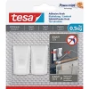 TESA DET SMARTE OPHÆNGNINGSSYSTEM KROG 0,5 KG TAPET OG MALEDE OVERFLADER 2 STK
