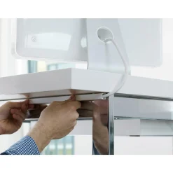 TESA POWERBOND SLIM DOBBELTKLÆBENDE TAPE 5 M X 9 MM HVID