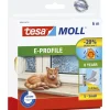 TESA TESAMOLL E-PROFIL TÆTNINGSLISTE 6 M X 9 MM X 4 MM HVID