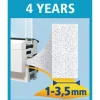 TESA TESAMOLL I-PROFIL TÆTNINGSLISTE 6 M X 9 MM X 4 MM HVID