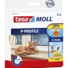 TESA TESAMOLL P-PROFIL TÆTNINGSLISTE 6 M X 9 MM X 5,50 MM HVID