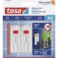 TESA TIL GLATTE OVERFLADER KLÆBESØM 3 KG 2 STK