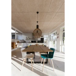 TROLDTEKT AKUSTIKPLADE 25 X 600 X 1200 MM FIN LYS NATUR