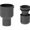 UNIDRAIN 2412.0075 UDLØBSHUS 75 MM LODRET