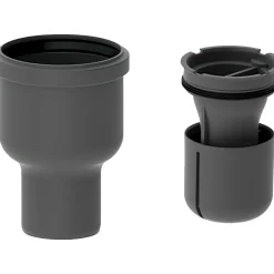 UNIDRAIN 2412.0075 UDLØBSHUS 75 MM LODRET