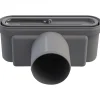 UNIDRAIN 1411.0075 UDLØBSHUS 75 MM VANDRET