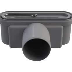 UNIDRAIN 1411.0075 UDLØBSHUS 75 MM VANDRET