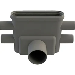 UNIDRAIN LINE 1413.0075 UDLØBSHUS 75 MM VANDRET