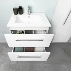 VASSO BADMØBEL HVID MAT 2 SKUFFER 60 CM