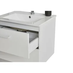 VASSO MILANO SOFTCLOSE BADMØBEL HVID 2 SKUFFER 60 CM