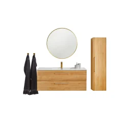 VASSO MILANO SOFTCLOSE BADMØBEL VARM EG 2 SKUFFER 120 CM