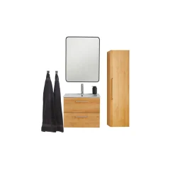 VASSO MILANO SOFTCLOSE BADMØBEL VARM EG 2 SKUFFER 60 CM