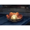 VELI LINE LOTUS SOLCELLE LAMPE METAL 10 CM