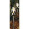 VELI LINE 2-PAK SOLCELLE FAKKEL STÅL 38 CM