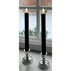 VELI LINE 2-PAK SORTE 24 CM LED KRONELYS