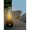 VELI LINE RETRO GENOPLADELIG BORDLAMPE SORT
