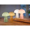 VELI LINE STRIPE MUSHROOM GENOPLADELIG BORDLAMPE ROSA
