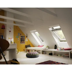 VELUX INTEGRA ELEKTRISK VIPPEVINDUE HVID POLYURETAN 78 X 140 CM GGU MK08 006821