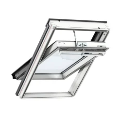VELUX INTEGRA SOLCELLE VIPPEVINDUE HVIDMALET TRÆ 78 X 140 CM GGL MK08 206830