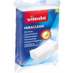 VILEDA MIRACLEAN SVAMP HVID 4 STK