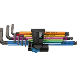 WERA 950/9 MULTICOLOUR HF1 STIFTNØGLESÆT 1,5-10 MM 9 DELE