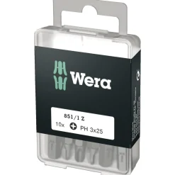 WERA 851/1 Z BITSSÆT PH3 10 STK