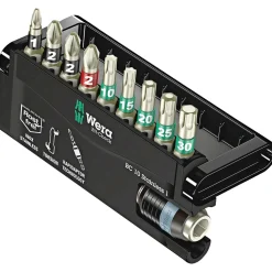 WERA BIT CHECK STAINLESS BITSSÆT 10 DELE