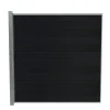 WIMEX LIVØ PRIME V-PROFIL HEGNSFAG MAT SORT 189.50 X 180 CM