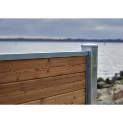 WIMEX TREND V-PROFIL HEGNSFAG THERMOBEHANDLET GRAN 189.30 X 140 CM